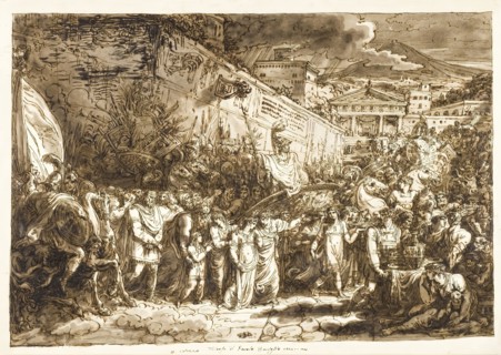 The Triumph of Paulus Emilius, between circa 1812 and circa 1813. Creator: Felice Giani.