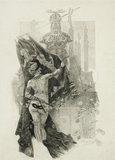 La Pudeur de Sodome, 1888. Creator: Félicien Rops.