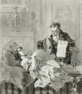 Faubourg de Cologne, 1856. Creator: Félicien Rops.