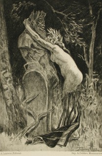 Curieuse, 1885. Creator: Félicien Rops.
