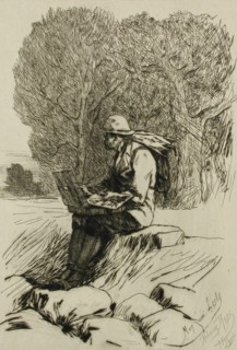 William Lesly, 1875. Creator: Félicien Rops.