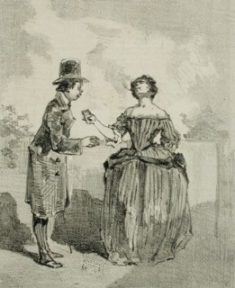 Château des fleurs, 1856. Creator: Félicien Rops.