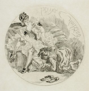 Question d'Orient, 1874. Creator: Félicien Rops.