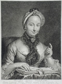 Dorothée Louise Viedebandt Schmidt, the Artist's Wife, 1761. Creator: Georg Friedrich Schmidt.
