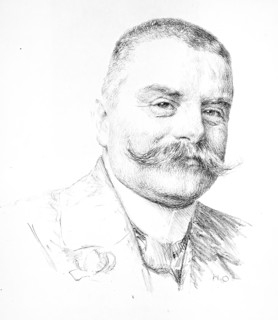 Detlev von Liliencron, c1898. Creator: Hans Olde.