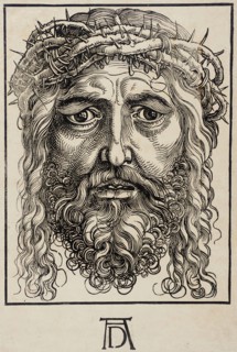 The Head of Christ Crowned with Thorns, c1520. Creator: Sebald Beham.