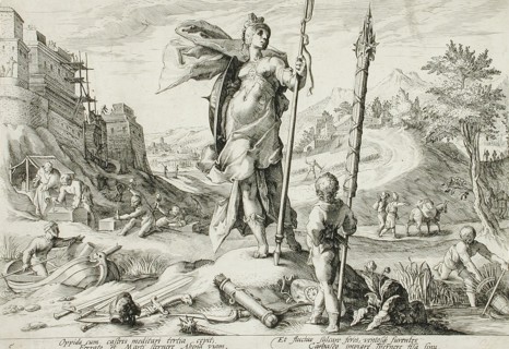 The Age of Bronze, published 1589. Creator: Hendrik Goltzius.