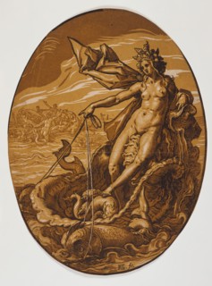 Amphitrite, Late 1580s. Creator: Hendrik Goltzius.