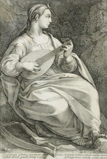 Terpsichore, 1592. Creator: Hendrik Goltzius.