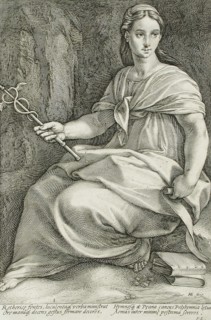 Polyhymia, 1592. Creator: Hendrik Goltzius.