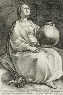 Urania, 1592. Creator: Hendrik Goltzius.