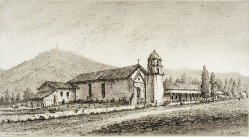San Buenaventura, Published in 1883. Creator: Henry Chapman Ford.