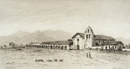 Santa Ynez, Published in 1883. Creator: Henry Chapman Ford.