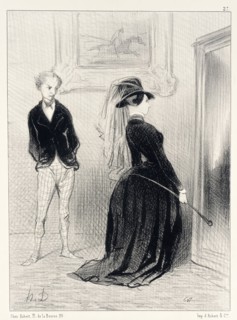 C'est singulier... il ne me vient plus d'idées maintenant..., 1844. Creator: Honore Daumier.