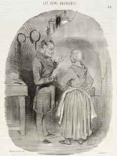 Le jaune d'oeuf n'a pas été assez battu..., 1846. Creator: Honore Daumier.