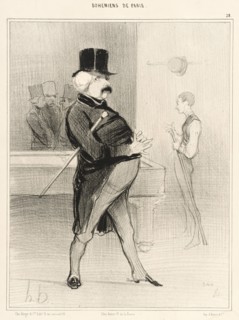 L'Ex-colonel, 1842. Creator: Honore Daumier.