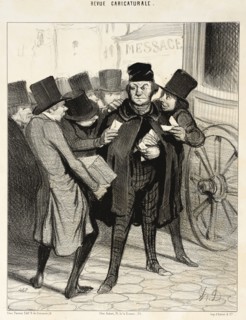 Un Voyage d' agrément à Paris, 1843. Creator: Honore Daumier.