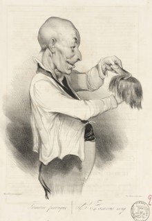 Fameuse perruque, 1836. Creator: Honore Daumier.