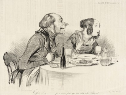 Finissez donc...je n'aime pas qu'on dise des bêtises..., 1838. Creator: Honore Daumier.