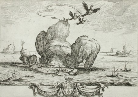 The Large Crag, 1623. Creator: Jacques Callot.