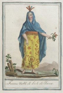 Costumes de Différents Pays, 'Femme Noble de l'Isle de Java', c1797. Creators: Jacques Grasset de Saint-Sauveur, LF Labrousse.