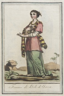 Costumes de Différents Pays, 'Femme de l'Isle de Java', c1797. Creators: Jacques Grasset de Saint-Sauveur, LF Labrousse.