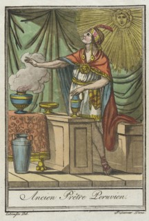 Costumes de Différents Pays, 'Ancien Prêtre Peruvien', c1797. Creators: Jacques Grasset de Saint-Sauveur, LF Labrousse.