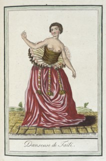 Costumes de Différents Pays, 'Danseuse de Taïti', c1797. Creators: Jacques Grasset de Saint-Sauveur, LF Labrousse.