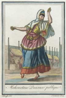Costumes de Différents Pays, 'Mahometane Danseuse Publique', c1797. Creators: Jacques Grasset de Saint-Sauveur, LF Labrousse.
