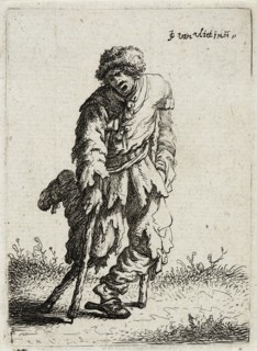 Beggar with a Wooden Leg, 1632. Creator: Jan Georg van Vliet.