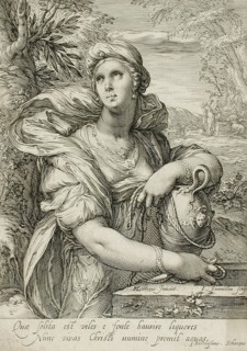 The Woman of Samaria, c1595. Creator: Jan Saenredam.