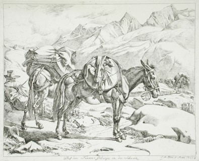 Furka Mountains, Switzerland, 1820. Creator: Johann Adam Klein.