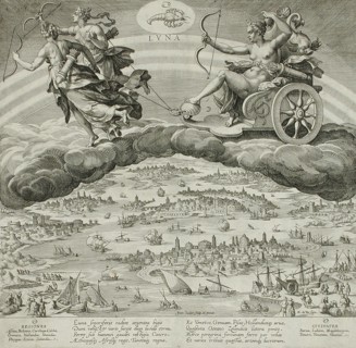 The Moon, c1585. Creator: Johann Sadeler I.