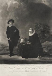 Jan van Goyen, His Wife and Child, 1771. Creator: John Wright.