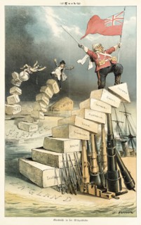 Cartoon from Puck, between 1880 and 1889. Creators: Joseph Keppler, Bernhard Gillam.