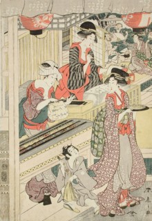Restaurant Specializing in Eel, between circa 1804 and circa 1810. Creator: Katsukawa Shuntei.