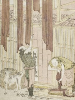 Dyers, c1802. Creator: Hokusai.