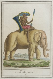 Costumes de Différents Pays, 'Moluquois', c1797. Creators: Jacques Grasset de Saint-Sauveur, LF Labrousse.