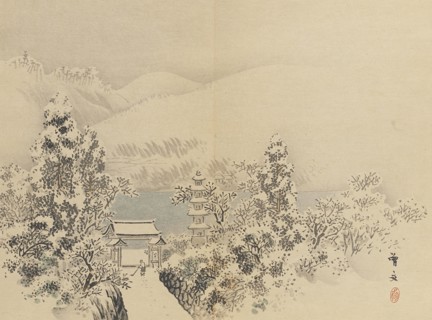 Twenty-Five Views of the Capital (image 28 of 29), Late 19th century. Creator: Morikawa Sobun.
