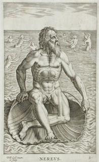 Nereus, 1586. Creator: Philip Galle.