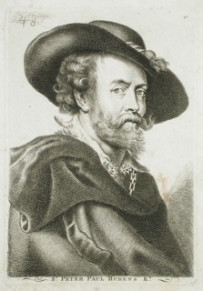 Portrait of Peter Paul Reubens, 1757. Creator: Thomas Worlidge.