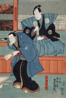 Okoma and Okuma, 19th century. Creator: Utagawa Kunisada.