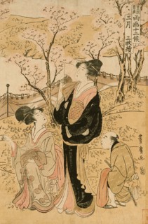 March: Viewing Cherry Blossoms, 1801. Creator: Utagawa Toyohiro.