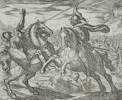 The Age of Iron, published 1606. Creators: Antonio Tempesta, Wilhelm Janson.