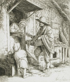 The Spectacle Seller, c1646. Creator: Adriaen van Ostade.