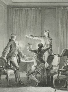 Untitled (The Quarrel), 1777. Creator: Antoine Jean Duclos.