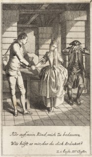 Plate 6 from The Deserter by Sedaine, 1775. Creator: Daniel Berger.