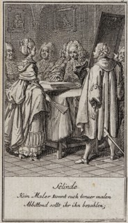 Illustration for Gellert's 'Six Fables and Six Stories', 1775. Creator: Daniel Nikolaus Chodowiecki.