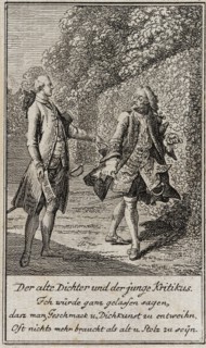 Illustration for Gellert's 'Six Fables and Six Stories', 1775. Creator: Daniel Nikolaus Chodowiecki.