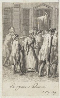 Illustration for Yorick's 'Sentimental Voyage', 1783. Creator: Daniel Nikolaus Chodowiecki.